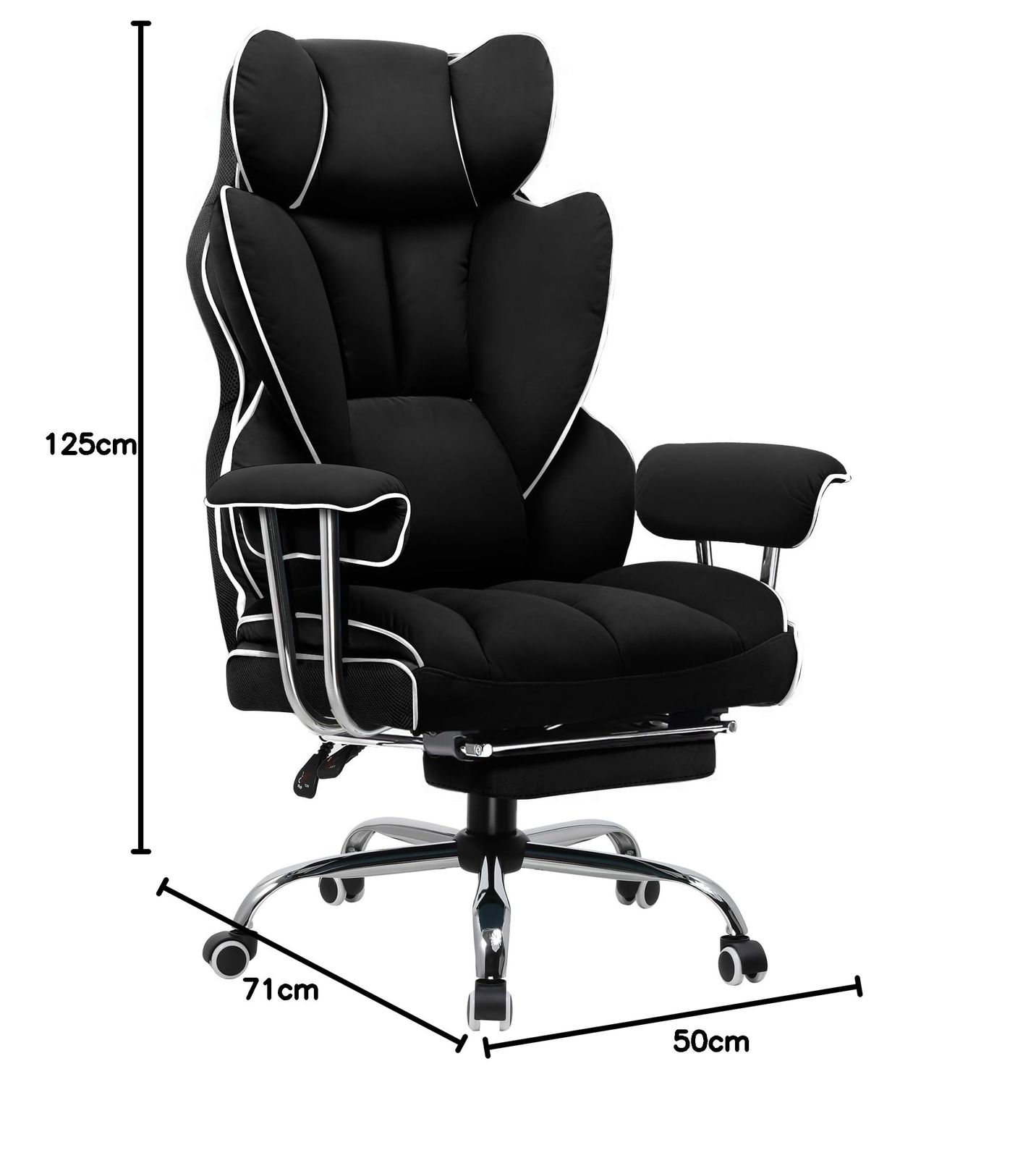 GTRACING ゲーミングチェア ファブリック オットマン 椅子 イス テレワーク 腰痛対策 pcチェア デスクチェア 蒸れない ソファーの座り心地 ふわふわPP綿採用 安心の非再生ウレタン採用 ポケットコイル採用 分区サポート 肉厚クッショ MARWIL-DEMENAGEMENTS_CH