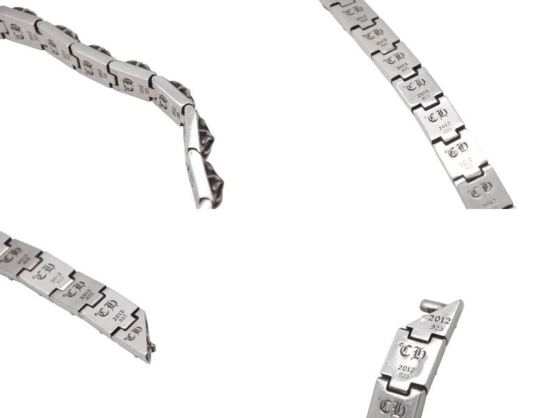 CHROME HEARTS クロムハーツ PYRAMID PLS LNK 3/8 ピラミッド CHROME HEARTS クロムハーツ PYRAMID PLS LNK 3/8 ピラミッド