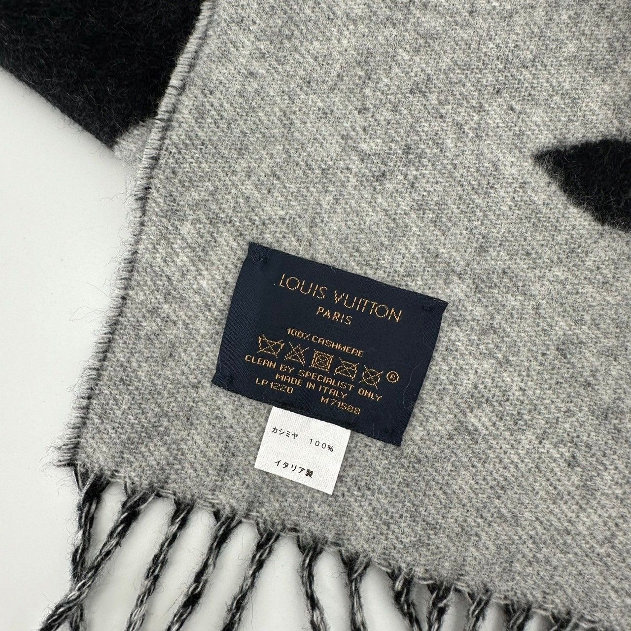 ルイ・ヴィトン マフラー レイキャビック スタッディー カシミヤ