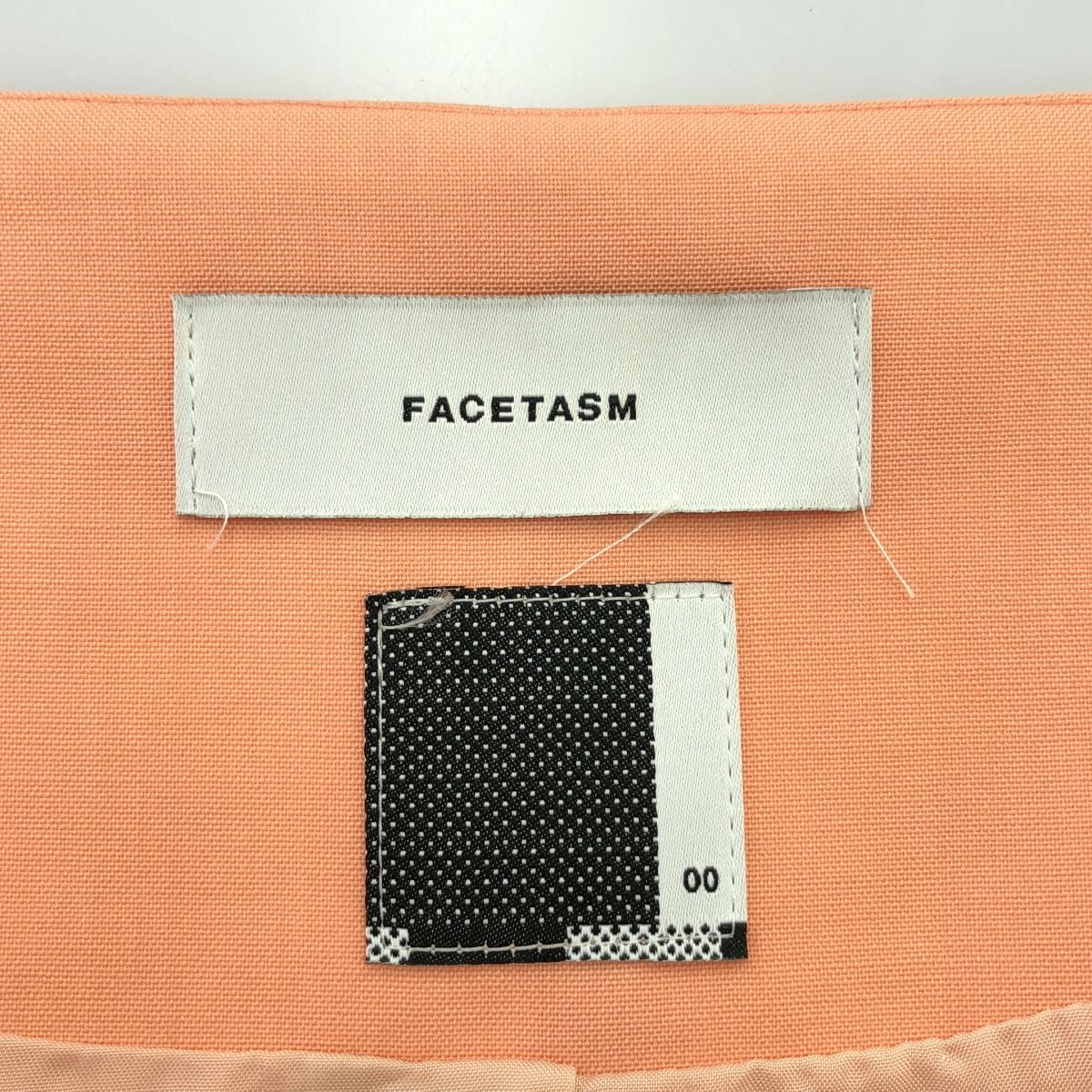 FACETASM ファセッタズム オーバーサイズノースリーブシャツベスト 