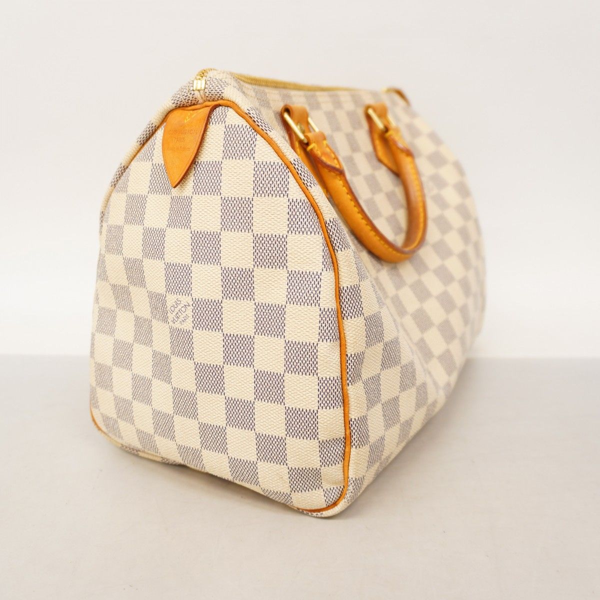美品　ルイヴィトン　スピーディ30 ダミエアズール　ホワイト LOUIS VUITTON ルイヴィトン スピーディ30 ダミエアズール
