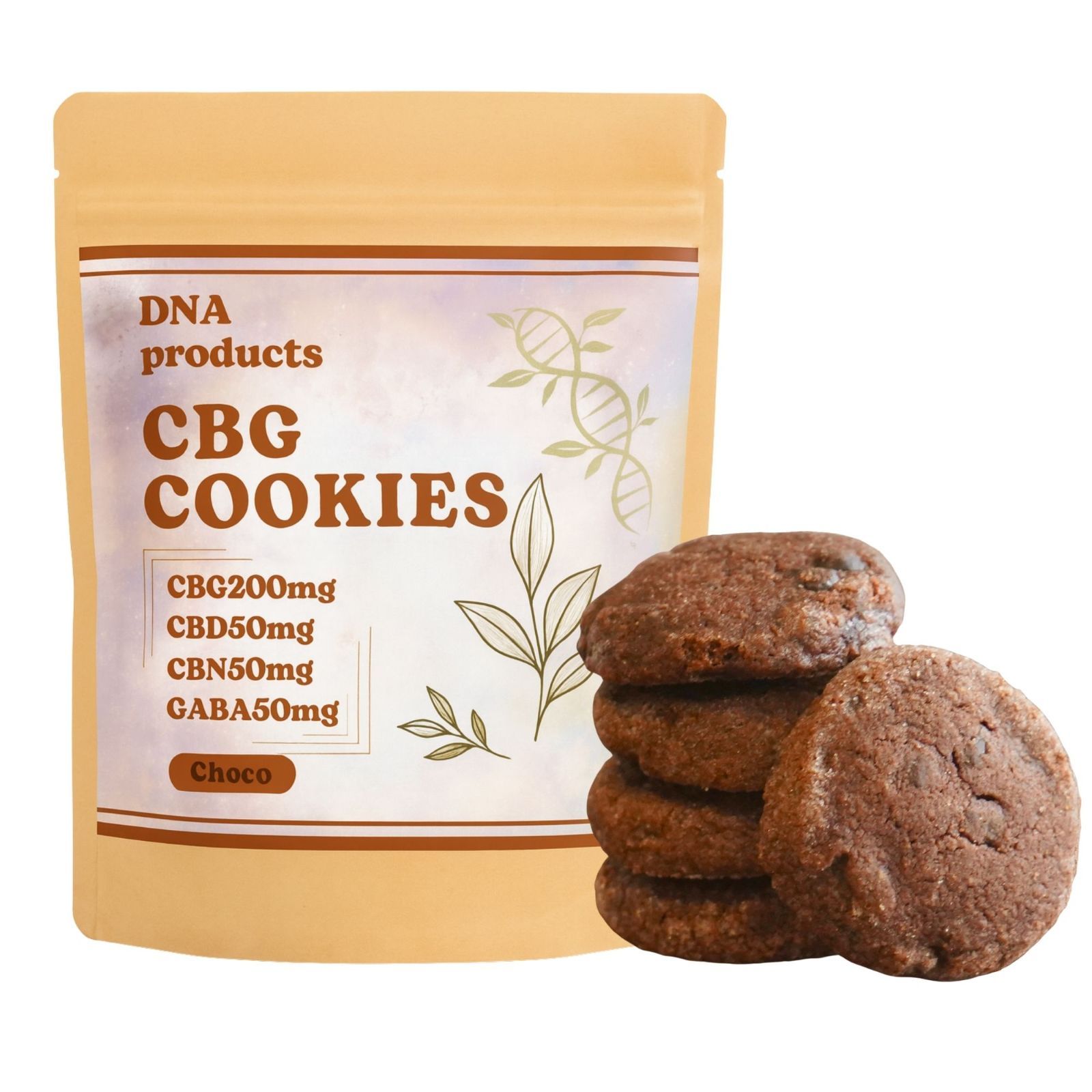 CBGクッキー 5枚入 TOTALCBG1000mg CBD250mg CBN250mg チョコ味 - メルカリ