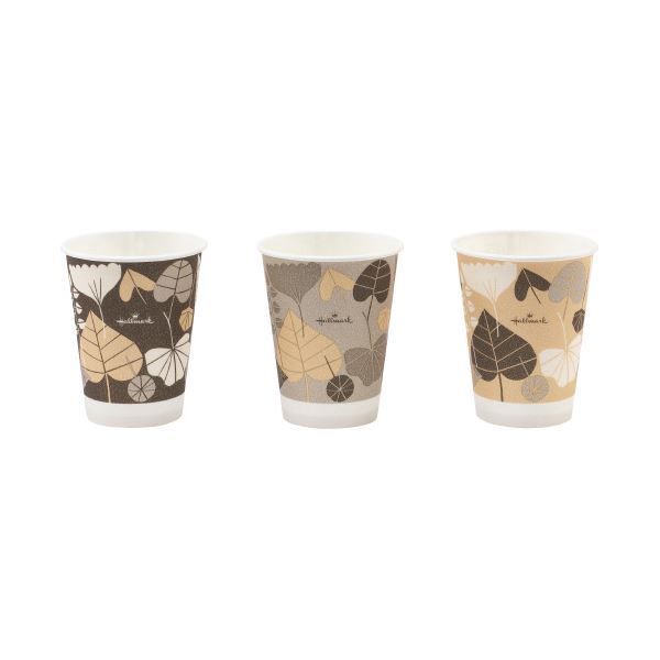 サンナップ ストロングカップ HMリーフ 205mL 3柄アソート 1500個 60個×25パック