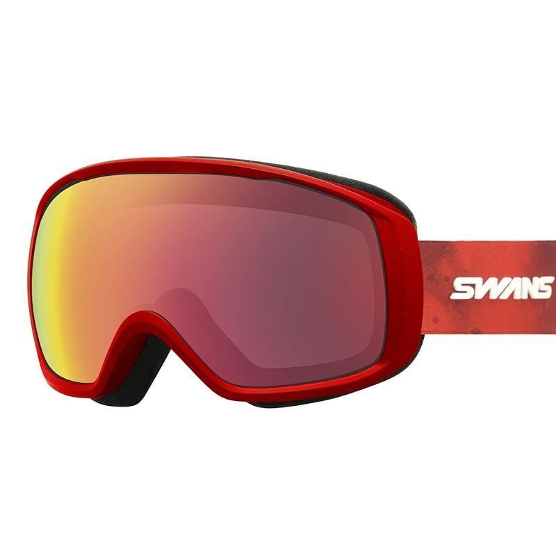 SWANS (スワンズ) スノーゴーグル 200-MDHS GLR レッドミラー