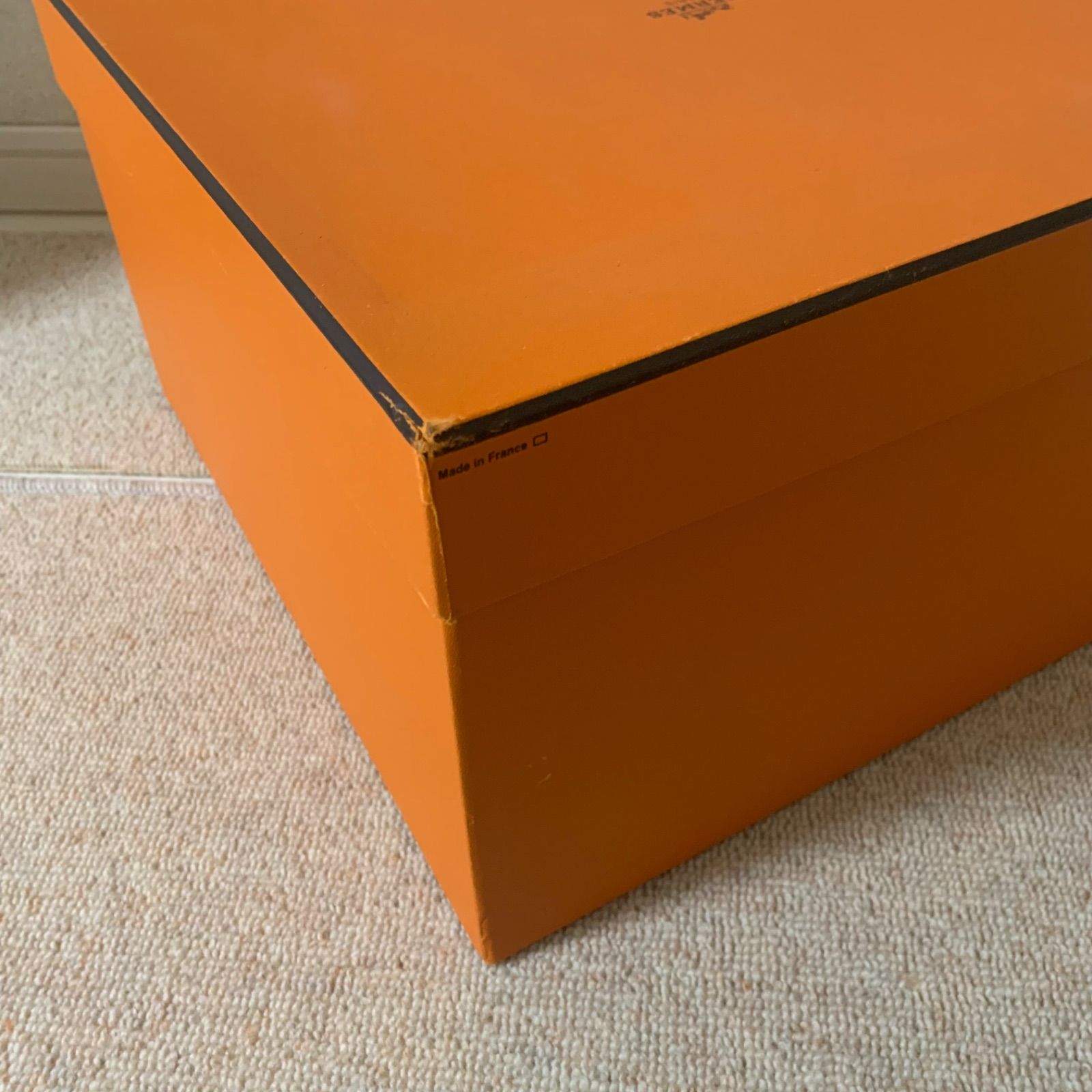 エルメス Hermes オレンジBOX 空箱 035 39＊41＊22 - メルカリ