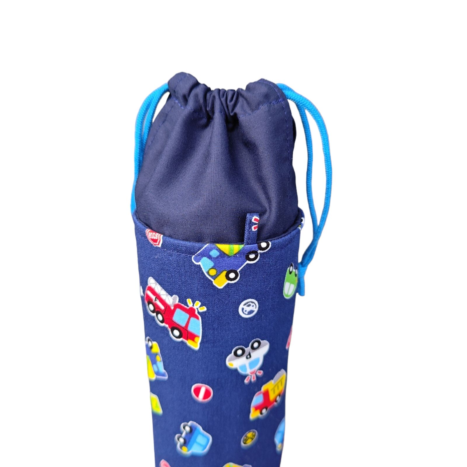 ハンドメイド　水筒　カバー　サーモス　600 THERMOS サーモス 水筒カバー FJJ ハンディポーチ（ストラップ