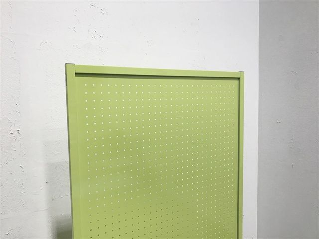 パーティション 自立式 ハピラ ルガテ スチールパーティション グリーン