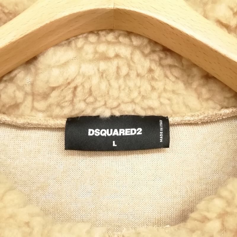 関税込*DSQUARED × INVICTA ボアフリース フーディ S 黒 DSQUARED2 invicta インビクタ ボアパーカー - メルカリ