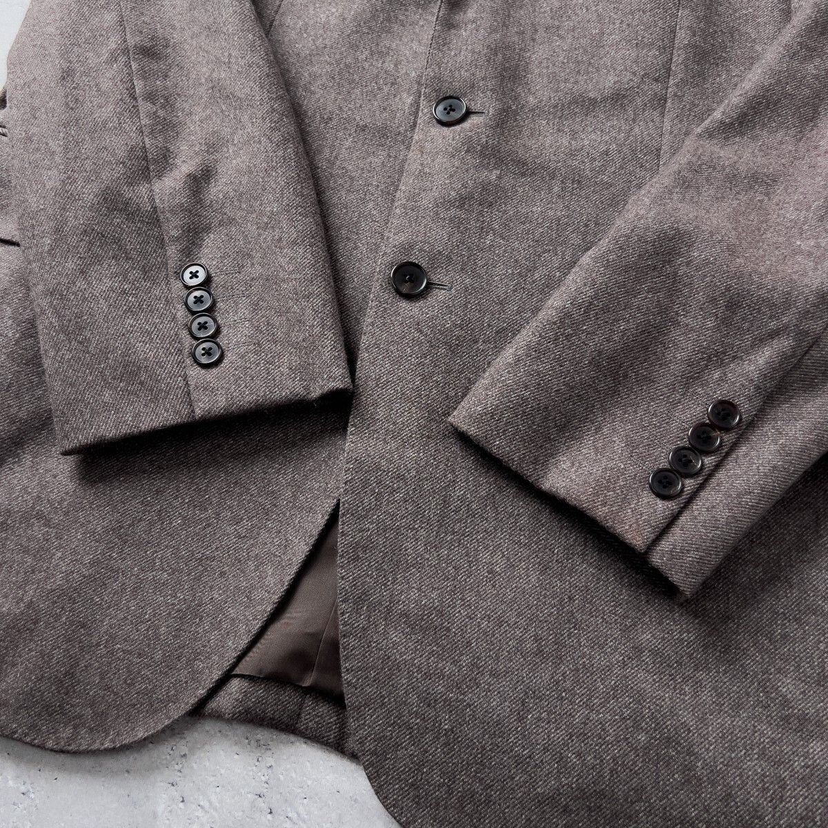 極美品 BURBERRY LONDON バーバリー ロンドン 上質 カシミヤ 2B