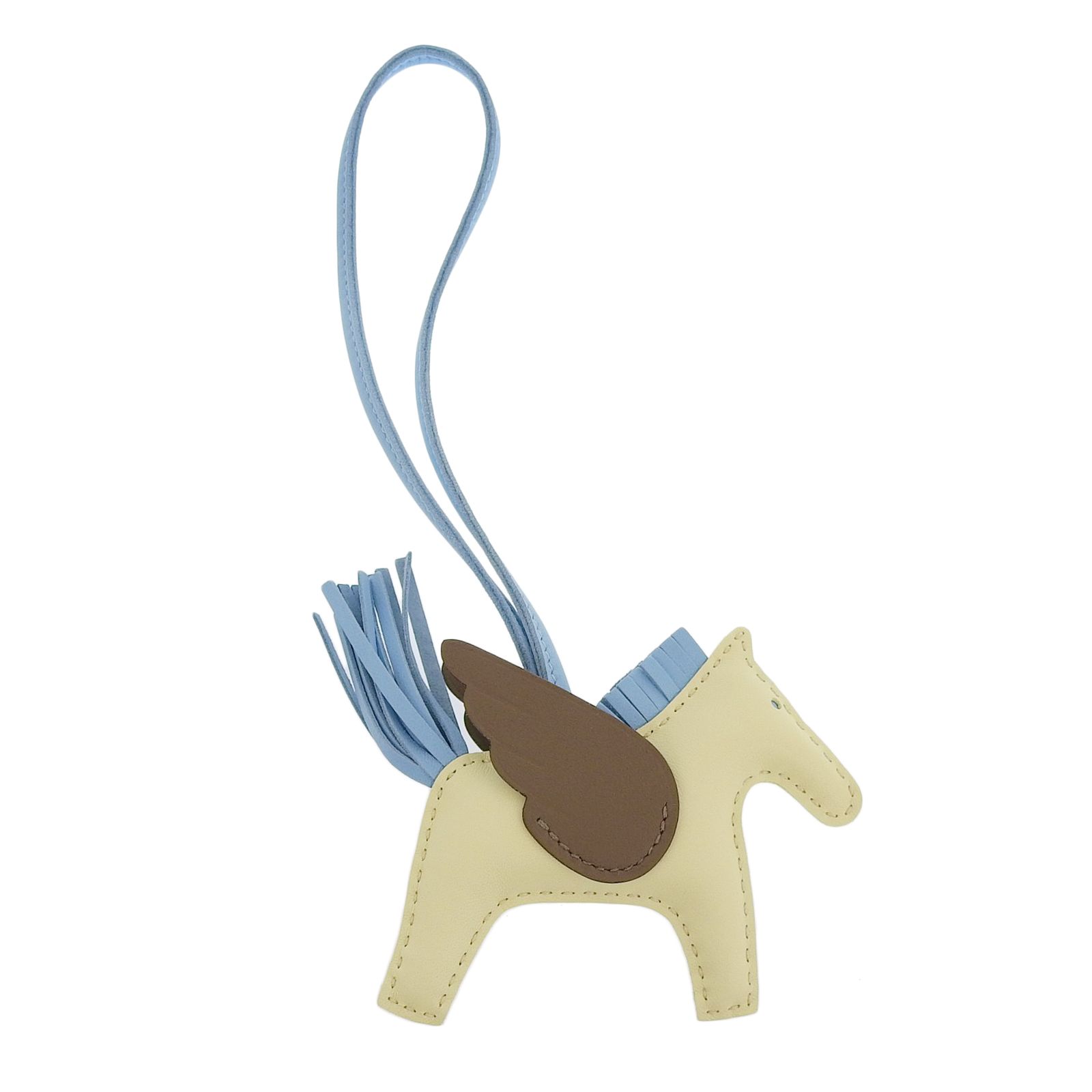 エルメス HERMES チャーム ロデオペガサスPM ブラック/エトゥープ