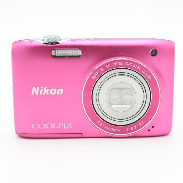 □美品□ Nikon デジタルカメラCOOLPIX S3100 フレッシュピンク
