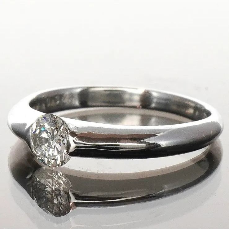 ダイヤ リング ダイヤモンド 0.344ct 一粒 Pt900 プラチナ 指輪