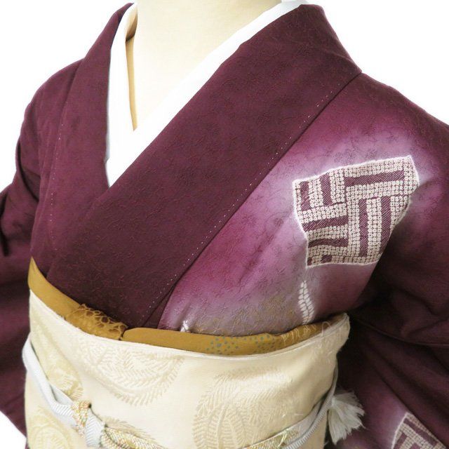 ❣️期間限定お値下げ❪7786❫ ❖ 紗袷 ❖ 訪問着(正絹) しつけ付 新品 未使用品 作家物 絞り染め【辻ヶ花 】訪問着 正絹 袷 s778
