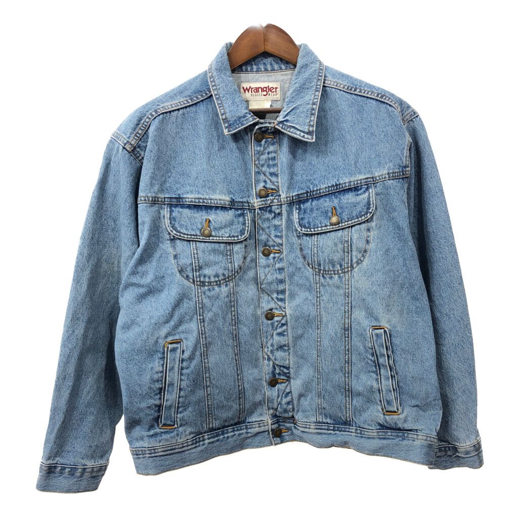 Wrangler ラングラー REGGED WEAR デニムジャケット ライトブルー (メンズ XL相当) 中古 古着 Q6961