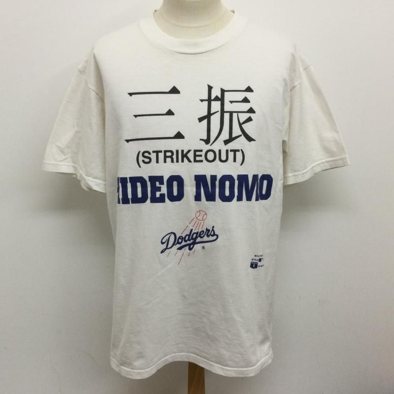 Lee リー Tシャツ 半袖 Lee SPORT 90's USA製 Dodgers HIDEO NOMO 三振ロゴプリント 半袖Tシャツ
