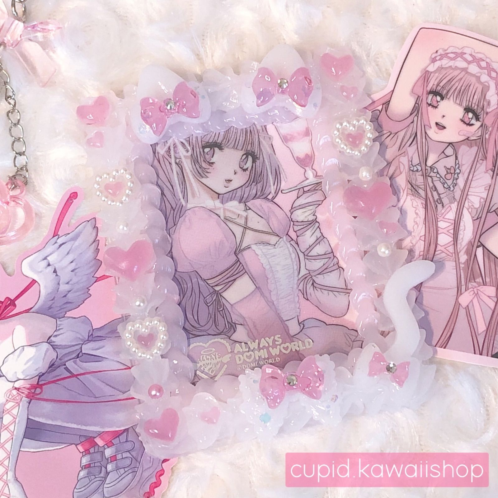 cupid ホイップデコ ダブルリボン 猫耳 - cupid.kawaiishop - メルカリ