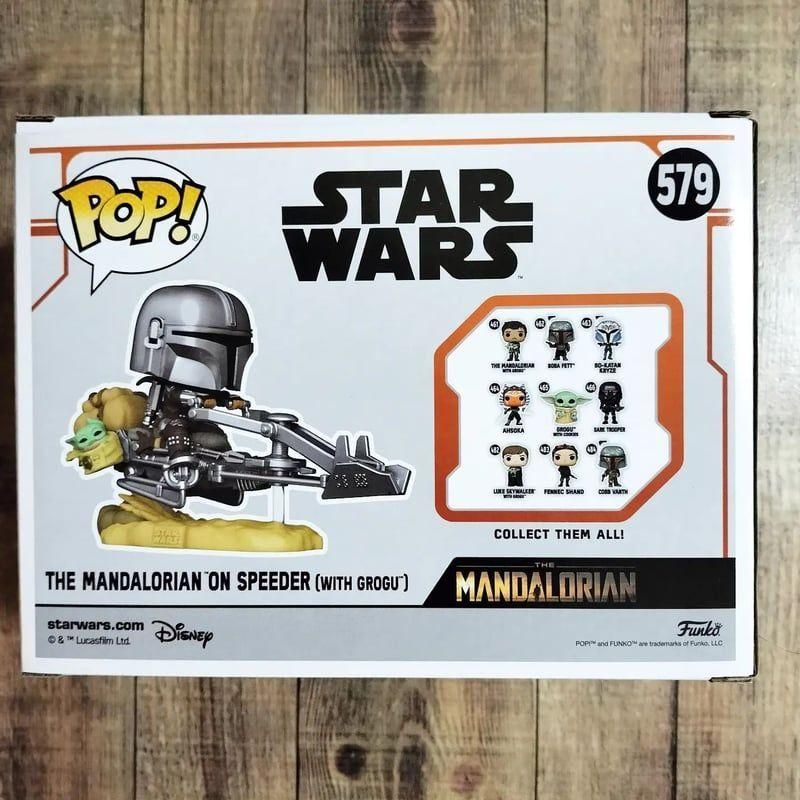 ファンコポップ スターウォーズ マンダロリアン on スピーダーw