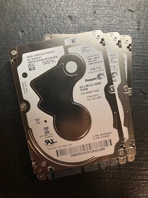 (3 個ロット) Seagate 500GB 2.5
