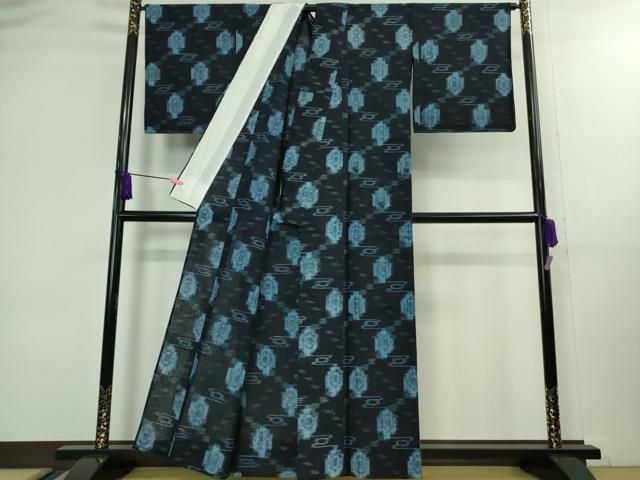 平和屋着物 上 久留米絣 単衣 綿 ♥ DZAA9999kh5