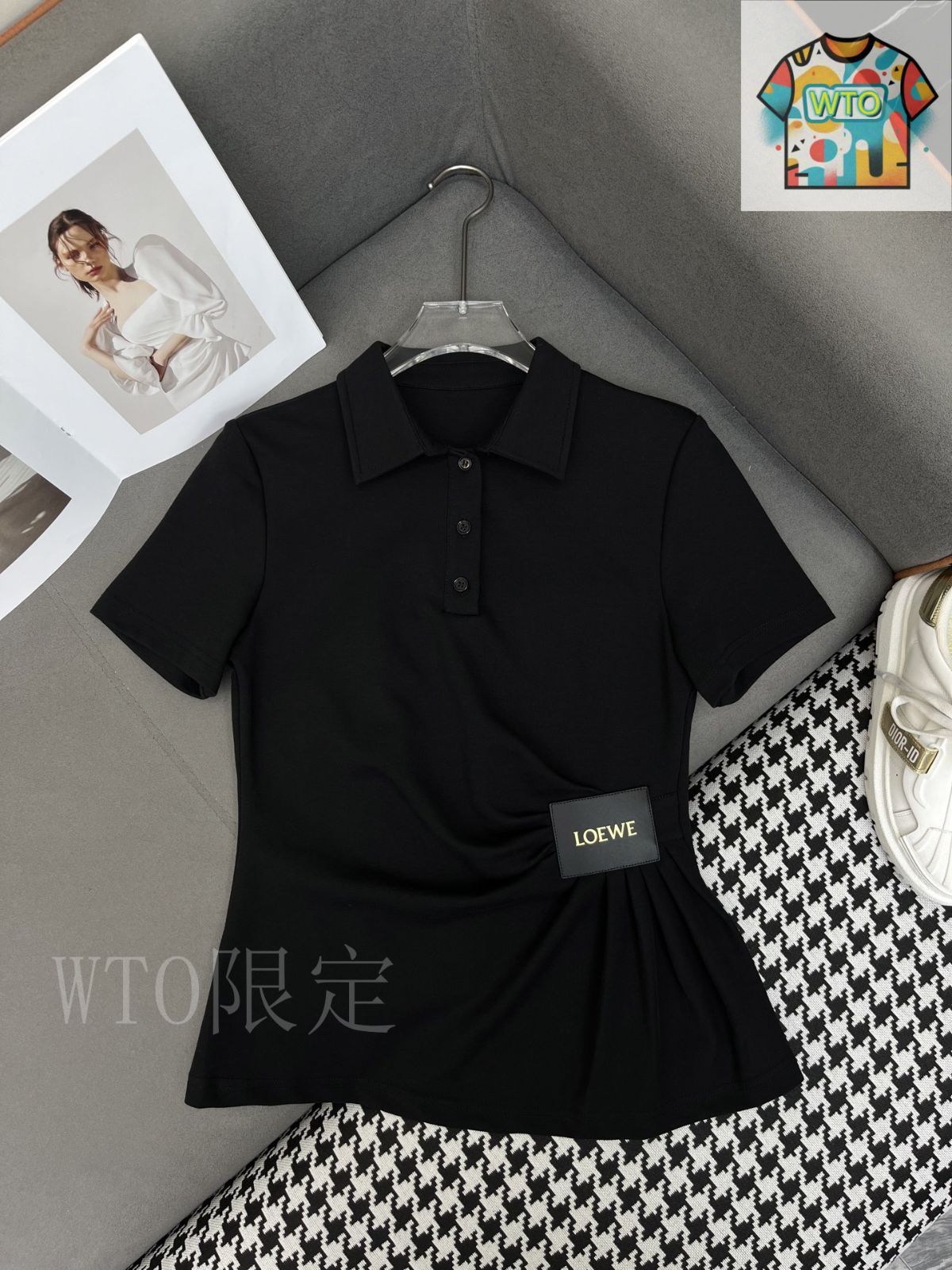 今日特価】Loewe 25SS 新款 ポロシャツ-2 - メルカリ