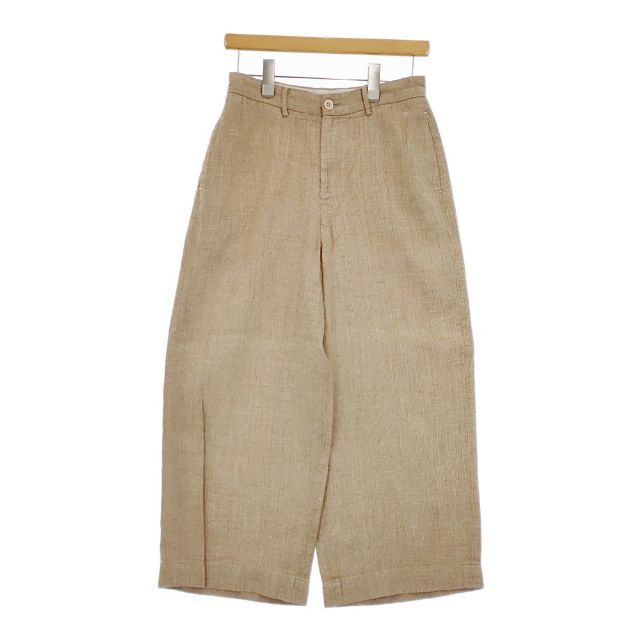 45R|45rpm リネン ギマミックスツイードPANTS 定価50600円 パンツ ベージュ レディース フォーティーファイブアールピーエム 5-0403M∞