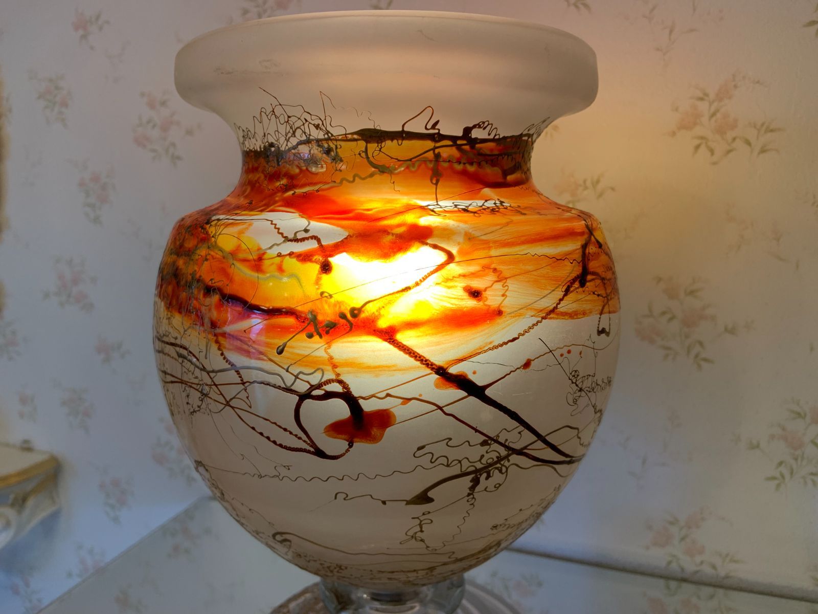 チェレット グラス アートランプ テーブルランプ 照明器具 フロアーランプ チェレット グラス アートランプ テーブルランプ 照明器具 フロアーランプ