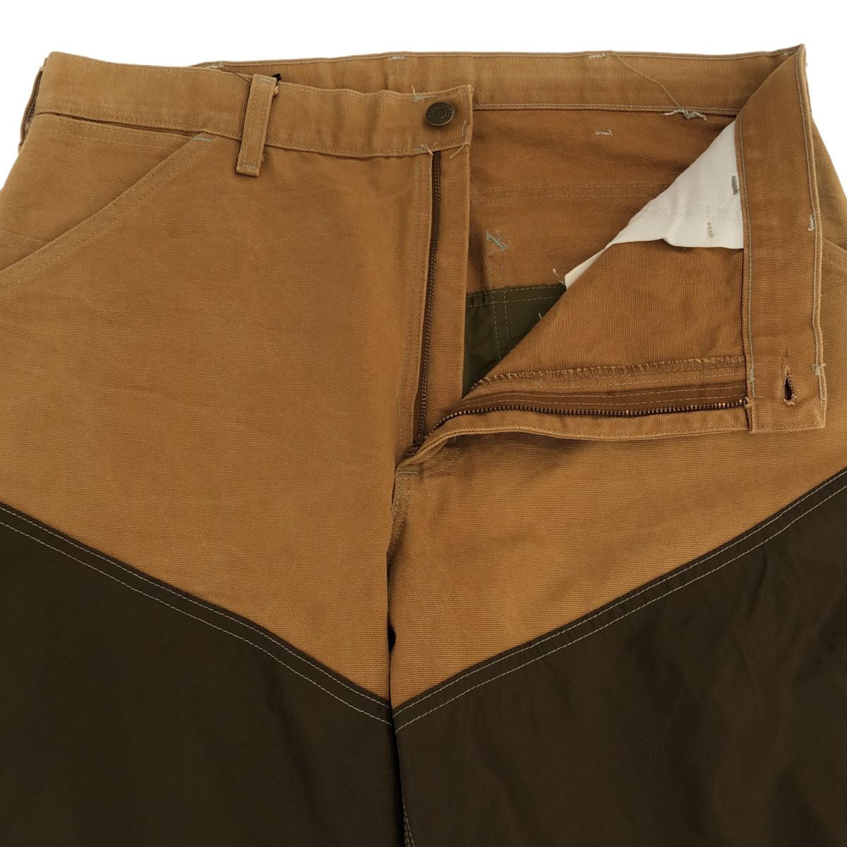 90s carhartt カーハート ハンティングパンツ ワーク ダック W36 Carhartt USA製 カーハート ダック ナイロン切替 ハンティング