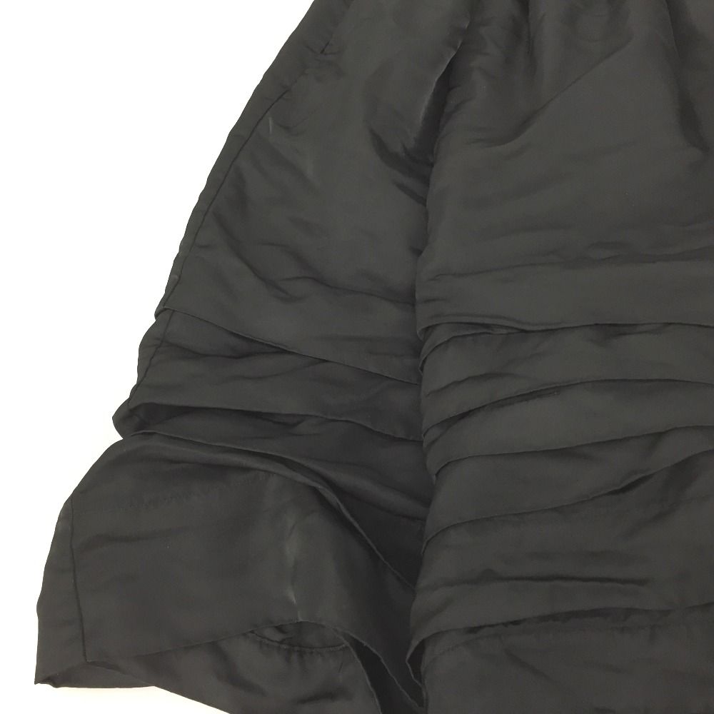 △△BLACK COMME des GARCONS AD2016 変形横ひだボリュームスカート XS  