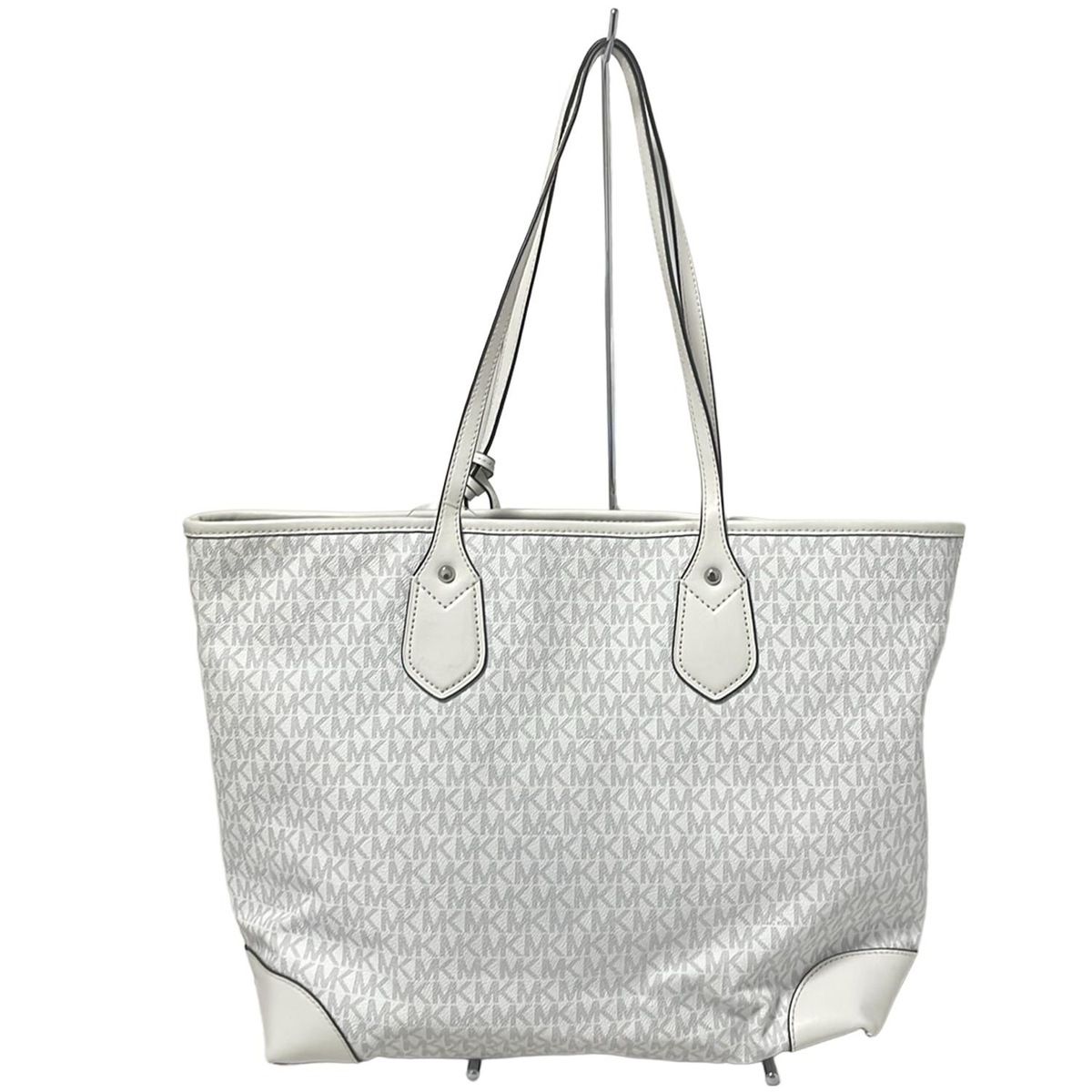 MICHAEL KORS(マイケルコース) トートバッグ - 白×ライトグレー