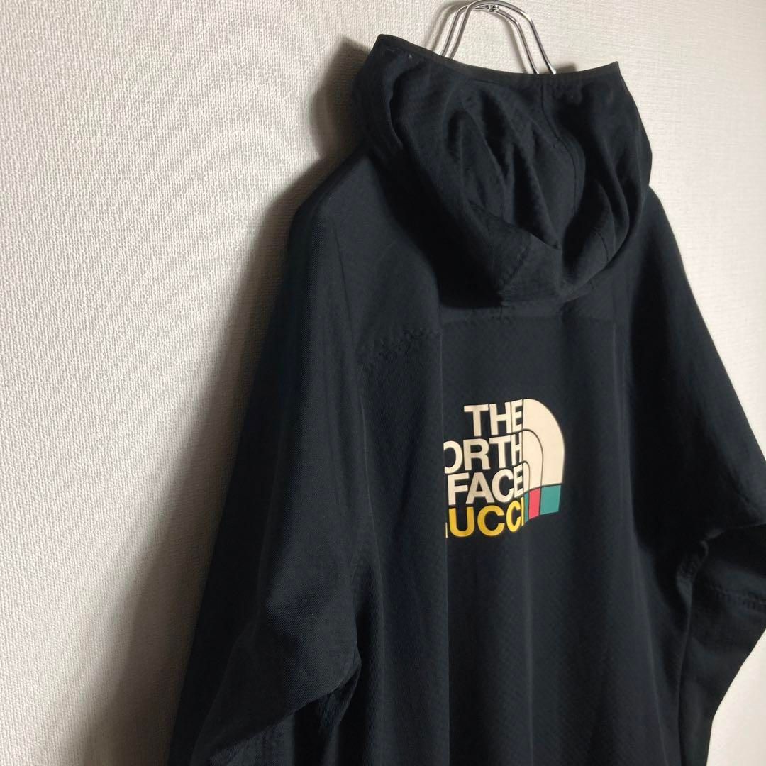 極美品】GUCCI × NORTH FACE ロゴプリント ジップパーカー - メルカリ 