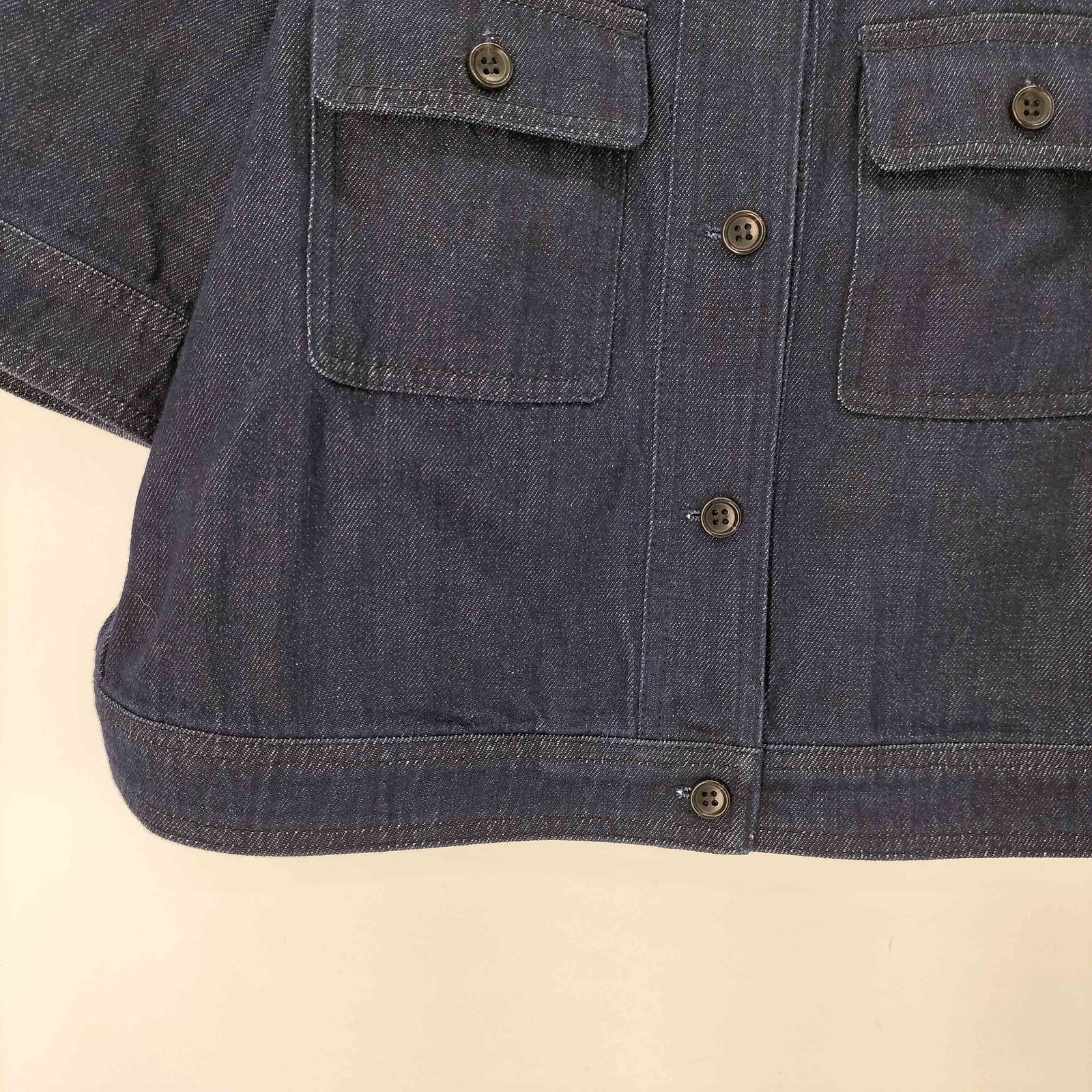 セオリー theory Classic Denim SS Boxy Patch JK クラシック デニム