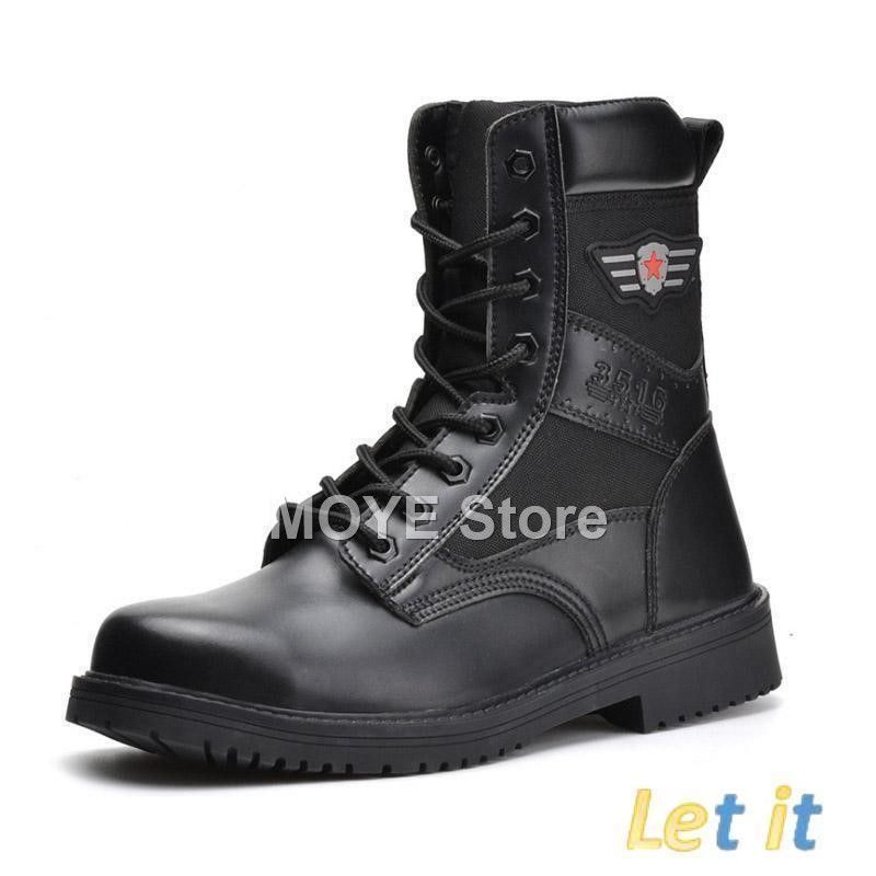 安全靴 黒 ハイカットブーツ つま先保護 安全靴 ハイカット 防水作業靴