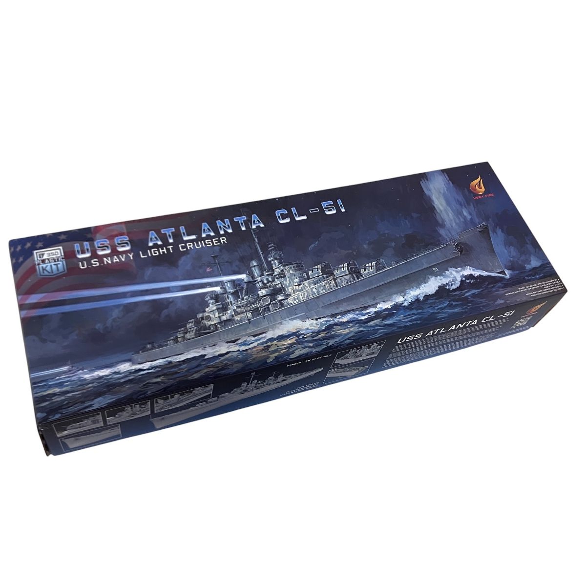VERY FIRE USS ATLANTA CL-51 1|350 戦艦 プラモデル アメリカ 海軍 ホビー F9906132