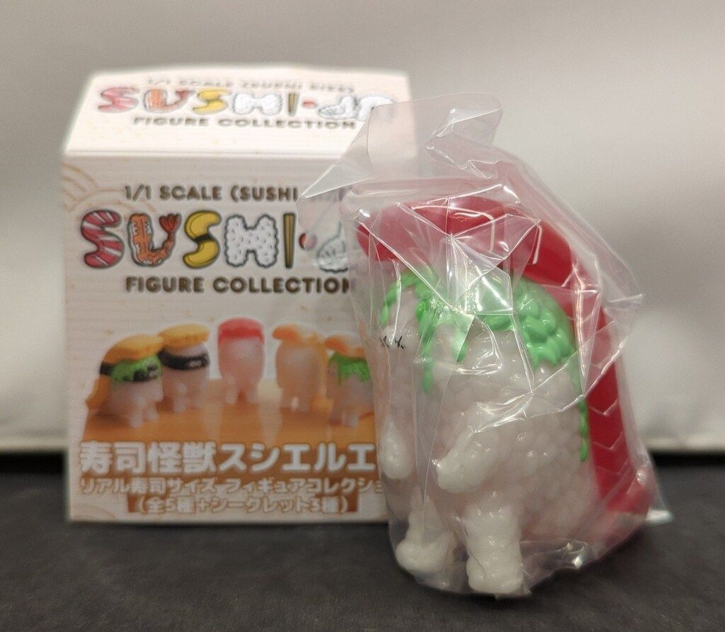 スシエルエー　サーモン ワサビ　ナカオテッペイ　新品 千値練 寿司怪獣 スシエルエー リアル寿司サイズ フィギュア