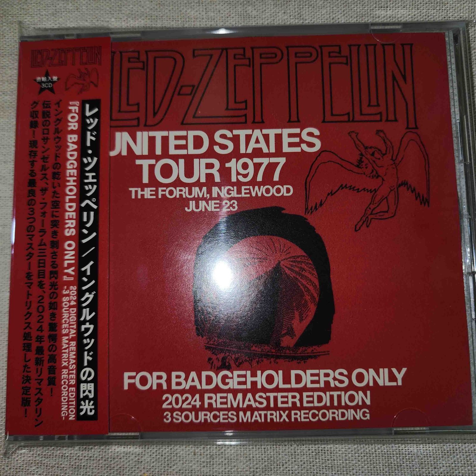 LED ZEPPELIN / 「イングルウッドの閃光」 FOR BADGEHOLDERS ONLY 2024 
