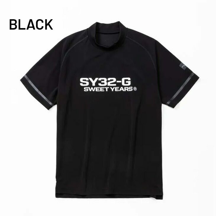 SY32 BY SWEET YEARS GOLF メンズ 半袖シャツ ストア モックネック