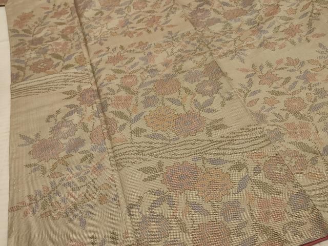 平和屋着物□上質な紬 有栖川文様 正絹 逸品 DAAU1804xg 平和屋着物