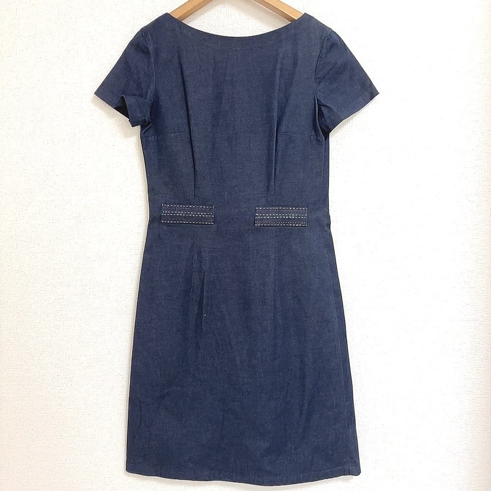 ポールカ PAULE KA ワンピース 36サイズ ネイビー フランス製