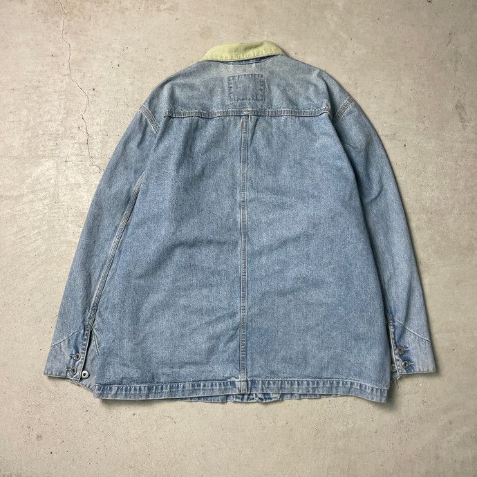 90年代 チュニジア製 Levi's リーバイス 70665 デニムカバーオール ブ