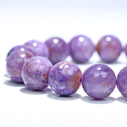 K2006-3〕約12mm チャロアイトシリカ ブレスレット Charoite