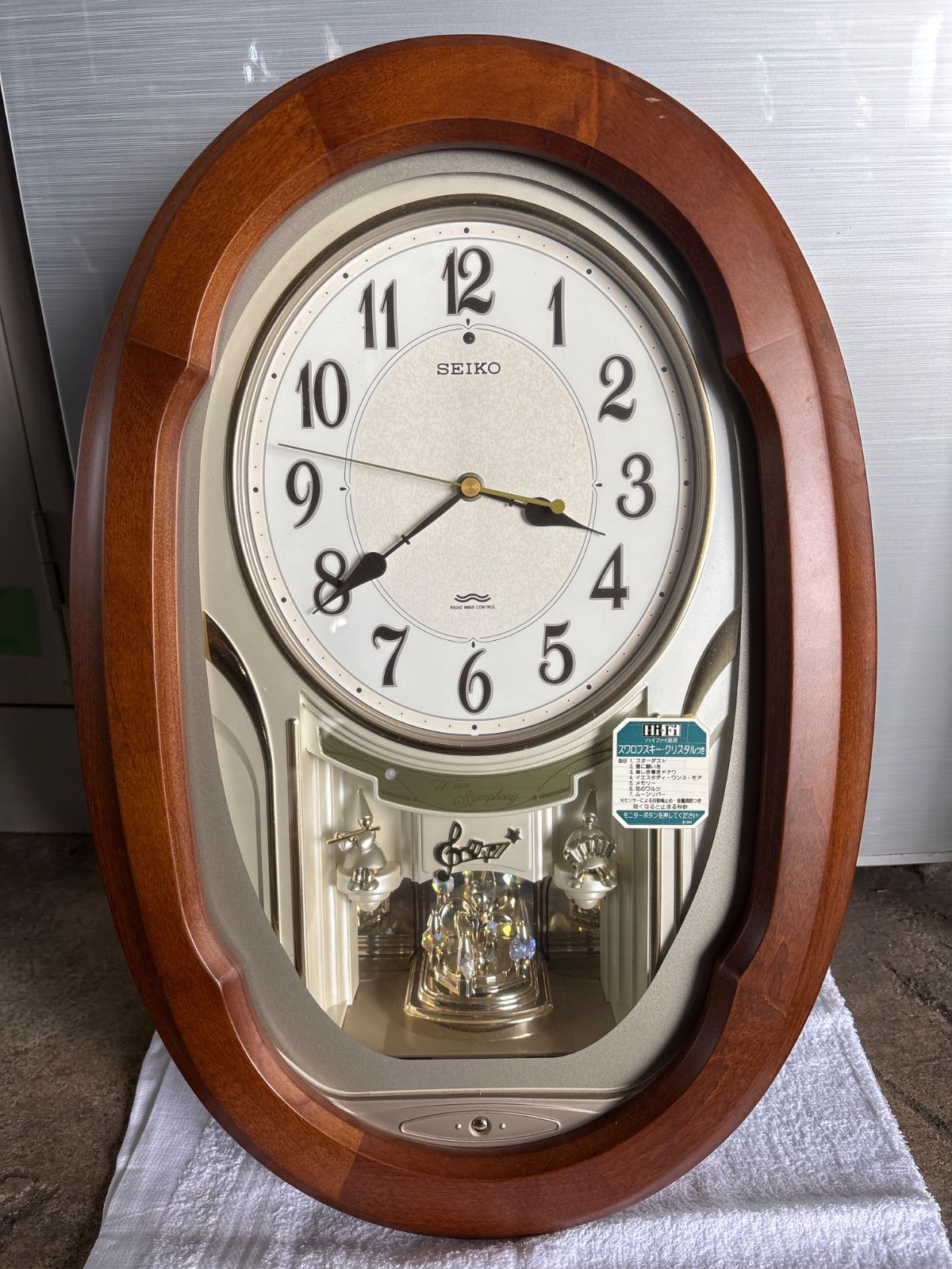 セイコー ウェーブシンフォニー 電波からくり掛け時計 AM 227 S SEIKO ウェーブシンフォニー AM 227 S セイコー ウェーブシンフォニー