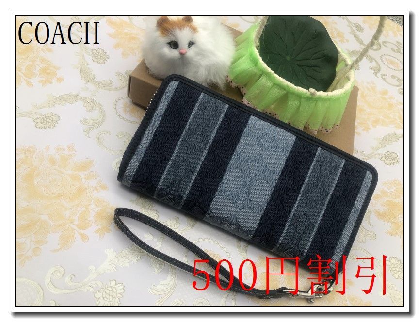 コーチ COACH 長財布 財布 ジップ ウォレット ラウンドファスナー