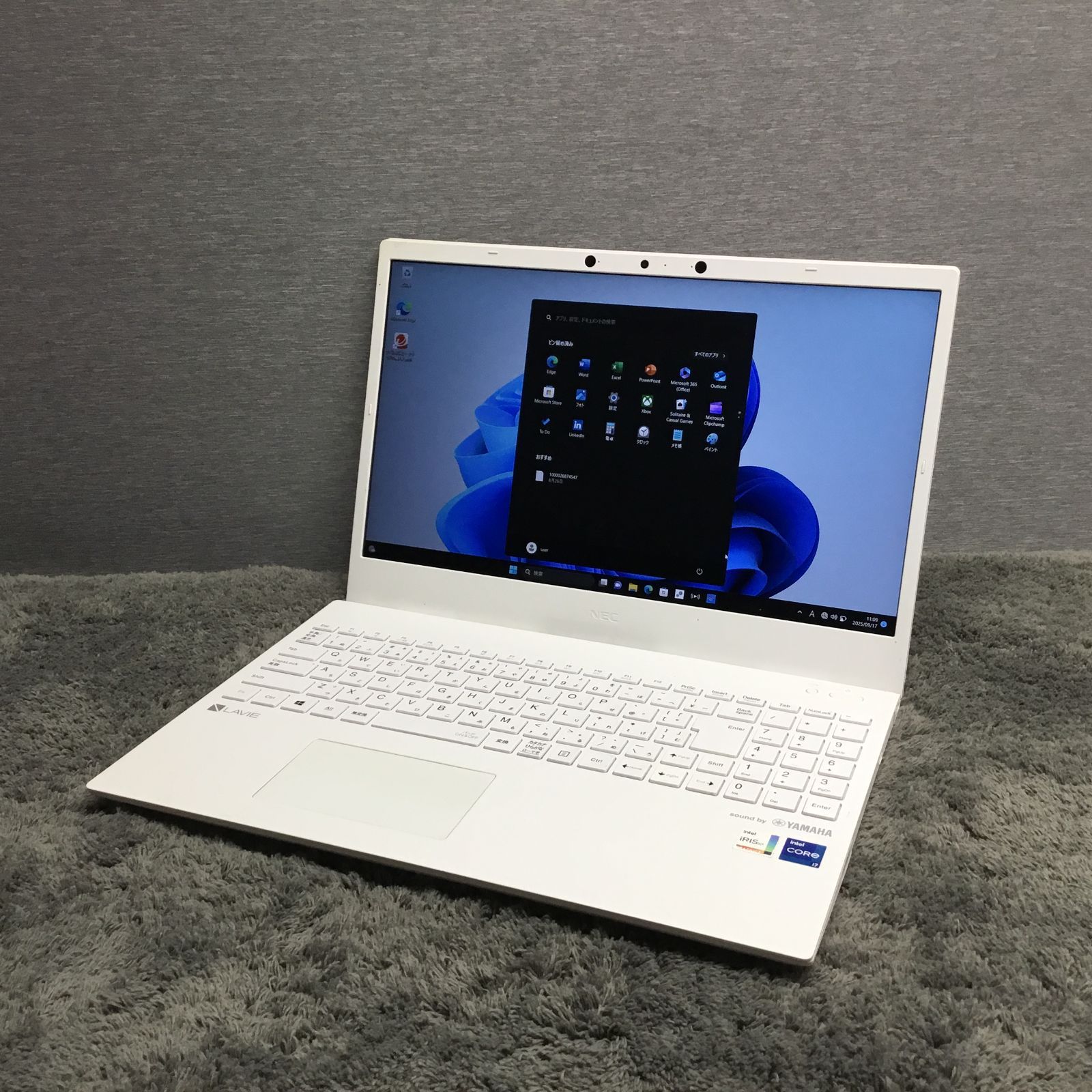 1ヶ月保証 NEC LAVIE N1576|B Core i7 1165G7 メモリ8GB SSD 1024GB Windows11 ノートパソコン 1000026874547