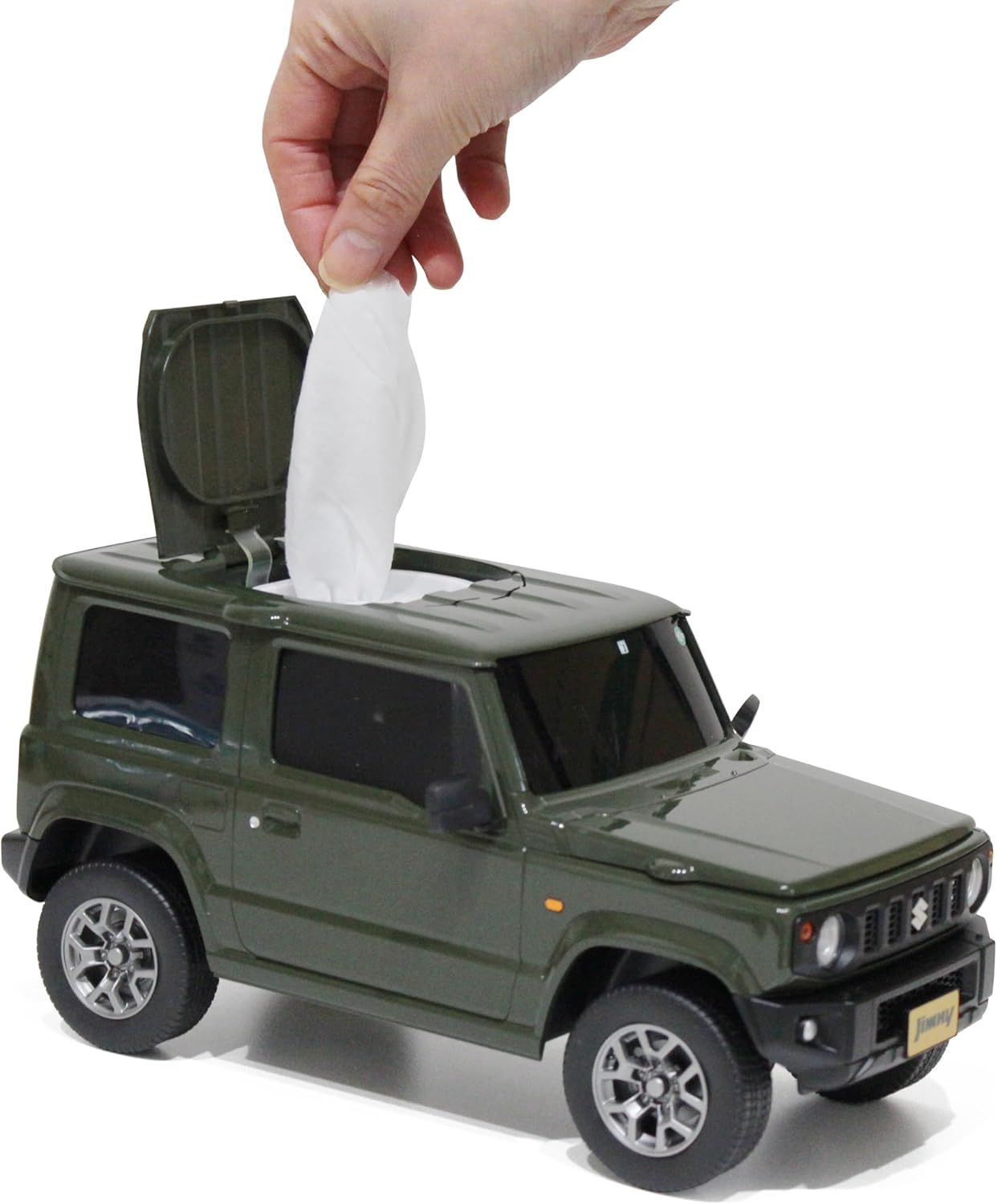 ウェットティッシュケース スズキ ジムニー (軽自動車) (ジャングルグリーン)