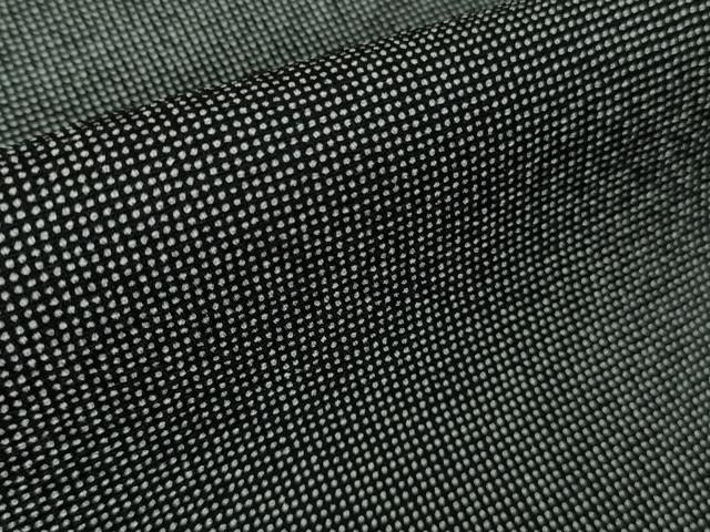 平和屋着物□極上 江戸小紋 染士：服部光擴 行儀 黒×白 ロング丈 逸品  