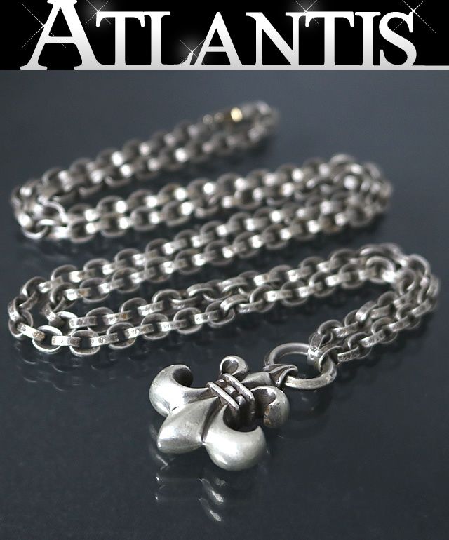 CHROME HEARTS 銀座店 クロムハーツ BSフ Oリング ペーパーチェーンネックレス 30インチ メンズ シルバー SV925 98946