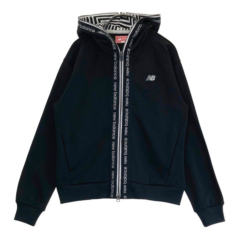 サイズ：1 NEW BALANCE GOLF ニューバランス 2023年モデル スウェット 長袖ジップパーカー  ブラック系 [240101457208] ゴルフウェア レディース ストスト サイズ：1 NEW BALANCE GOLF ニューバランス 2023年モデル スウェット