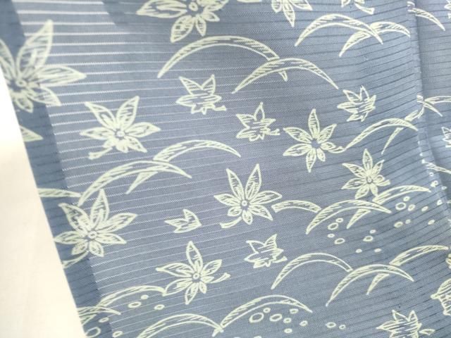 M♦希少 和宝 着物テリア 平和屋着物＊夏物 訪問着 絽 鹿 芝花文 正絹 逸品 未使用
