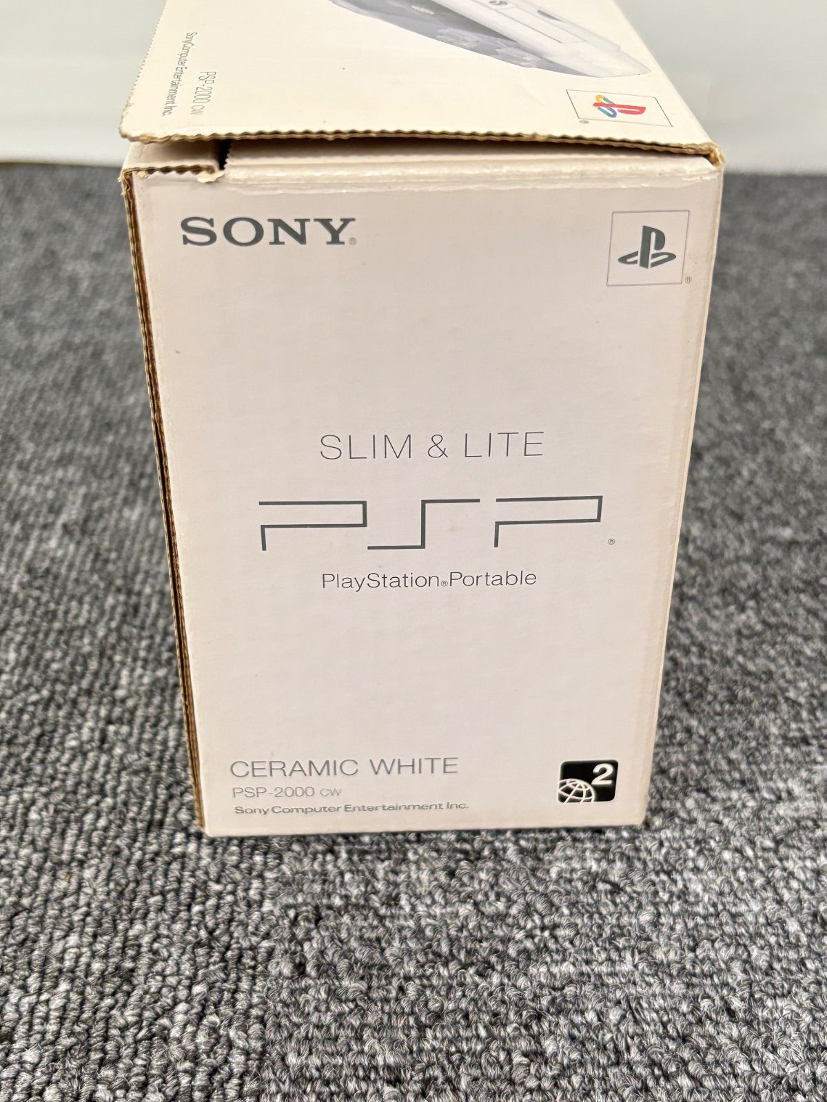 SONY - みぃこ　PSP-2000cw クラミックホワイト　ほぼ未使用品 SIE PSP プレイステーション・ポータブル セラミック・ホワイト