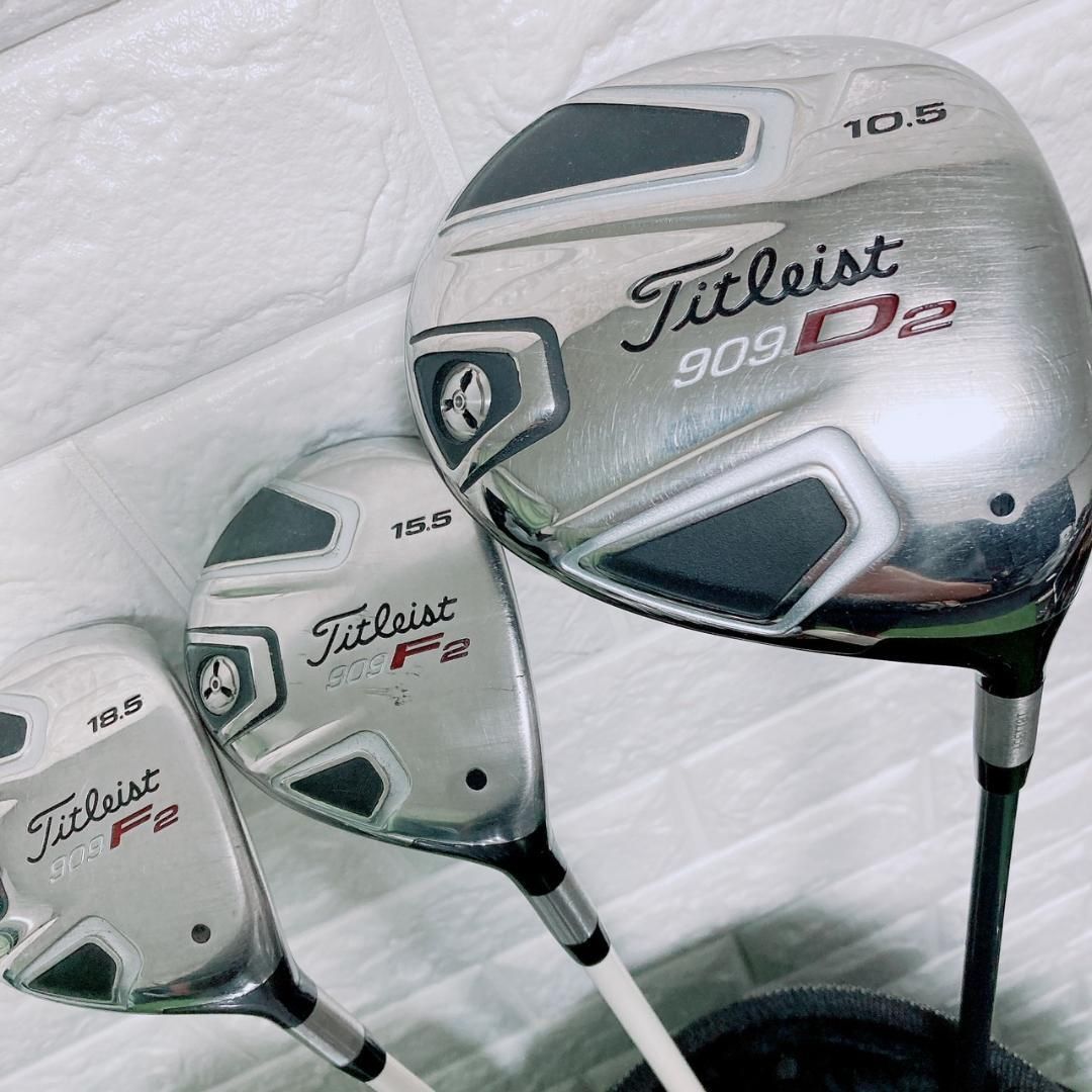 中古】ゴルフクラブセット メンズ タイトリスト Titleist 11本 909